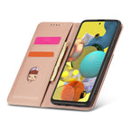 Magnet Card Case dėklas Samsung Galaxy A13 5G – rožinis -- Samsung Galaxy A13