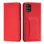 Magnet Card Case dėklas Samsung Galaxy A13 5G – raudonas -- Samsung Galaxy A13
