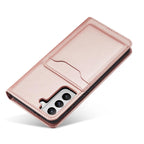 Magnet Card Case dėklas Samsung Galaxy S22+ – rožinis -- Samsung Galaxy S22+