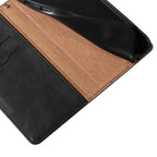 Magnetinis dėklas-piniginė iPhone 12 – juodas -- iPhone 12