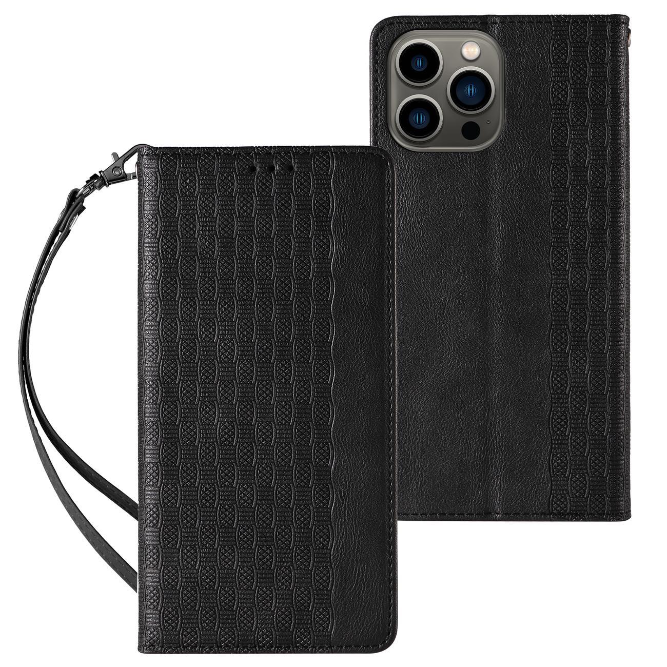 Magnet Strap dėklas iPhone 12 Pro Max – juodas -- iPhone 12 Pro Max