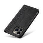 Magnetinis piniginės dėklas iPhone 13 Pro Max – juodas
