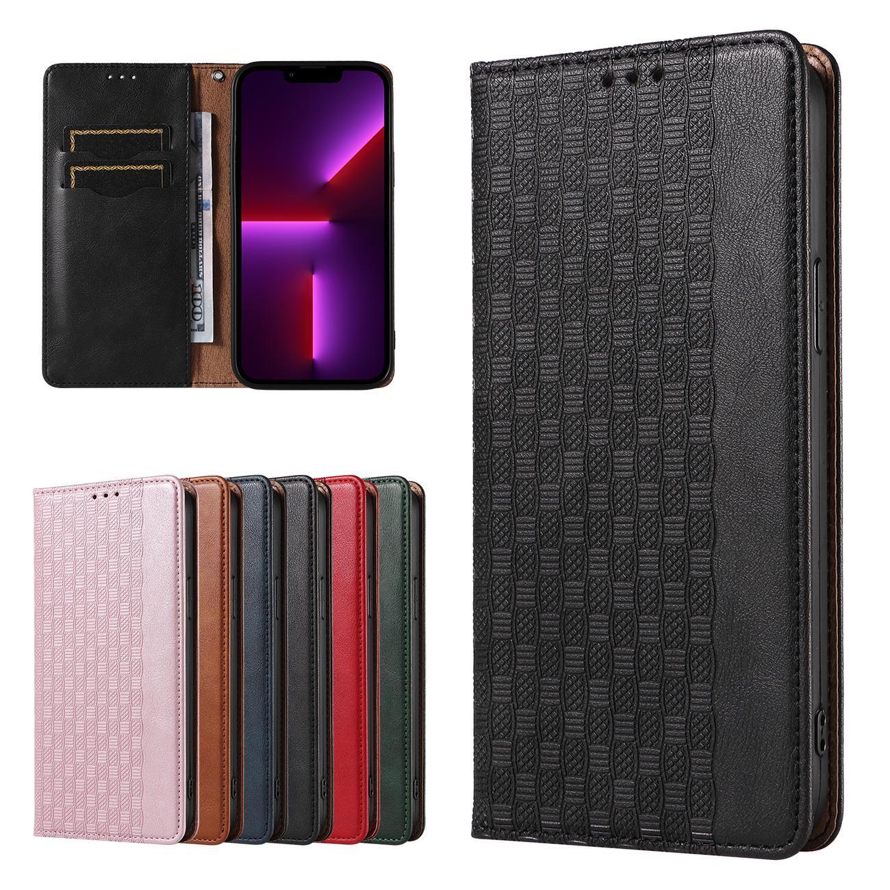 Magnetinis piniginės dėklas iPhone 13 Pro Max – juodas