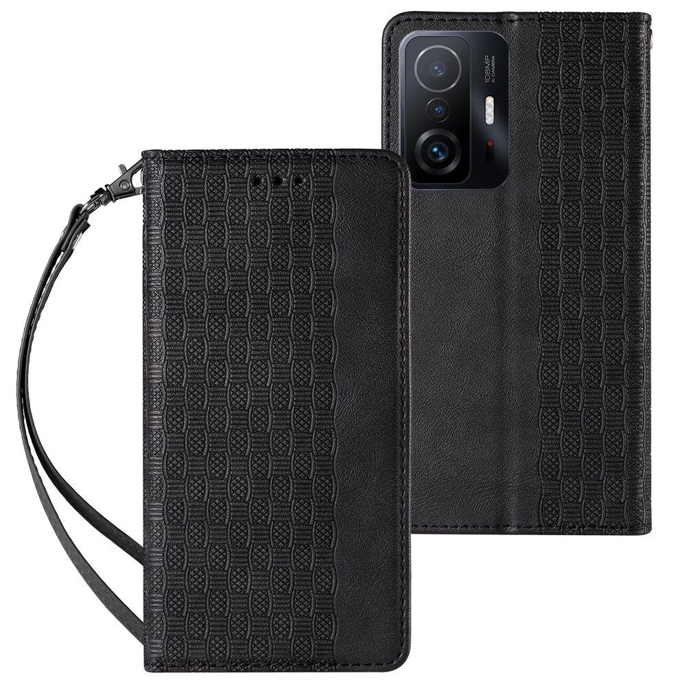 Magnet Strap Case dėklas Samsung Galaxy A13 5G – juodas -- Samsung Galaxy A13