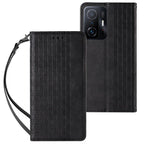 Magnet Strap Case dėklas Samsung Galaxy A13 5G – juodas -- Samsung Galaxy A13