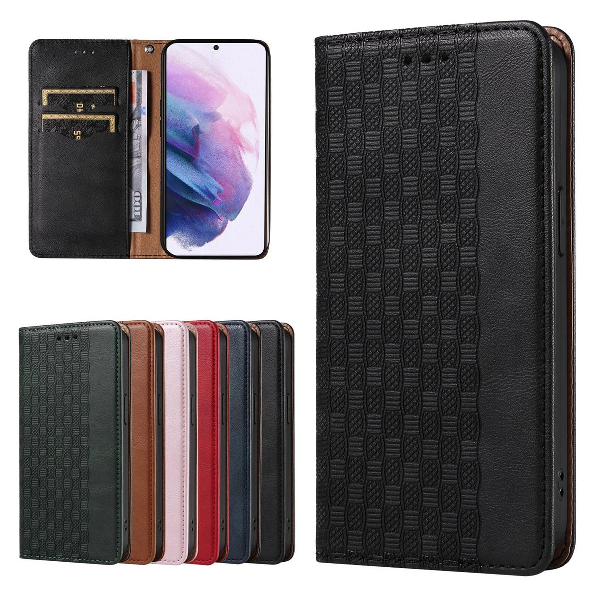 Magnet Strap dėklas Samsung Galaxy S22+ – juodas -- Samsung Galaxy S22+