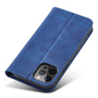 Magnet Fancy dėklas iPhone 12 Pro Max – mėlynas -- iPhone 12 Pro Max