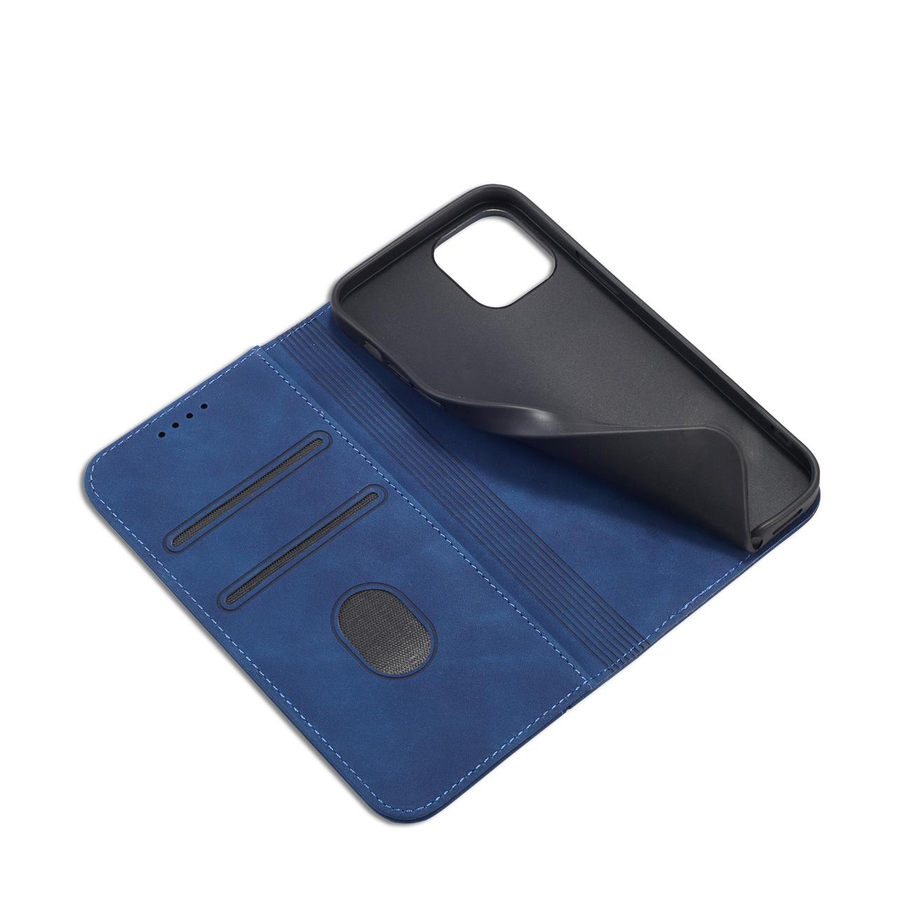 Magnet Fancy dėklas iPhone 12 Pro Max – mėlynas -- iPhone 12 Pro Max