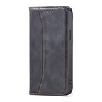 Magnet Fancy dėklas iPhone 13 Pro Max – juodas, piniginė