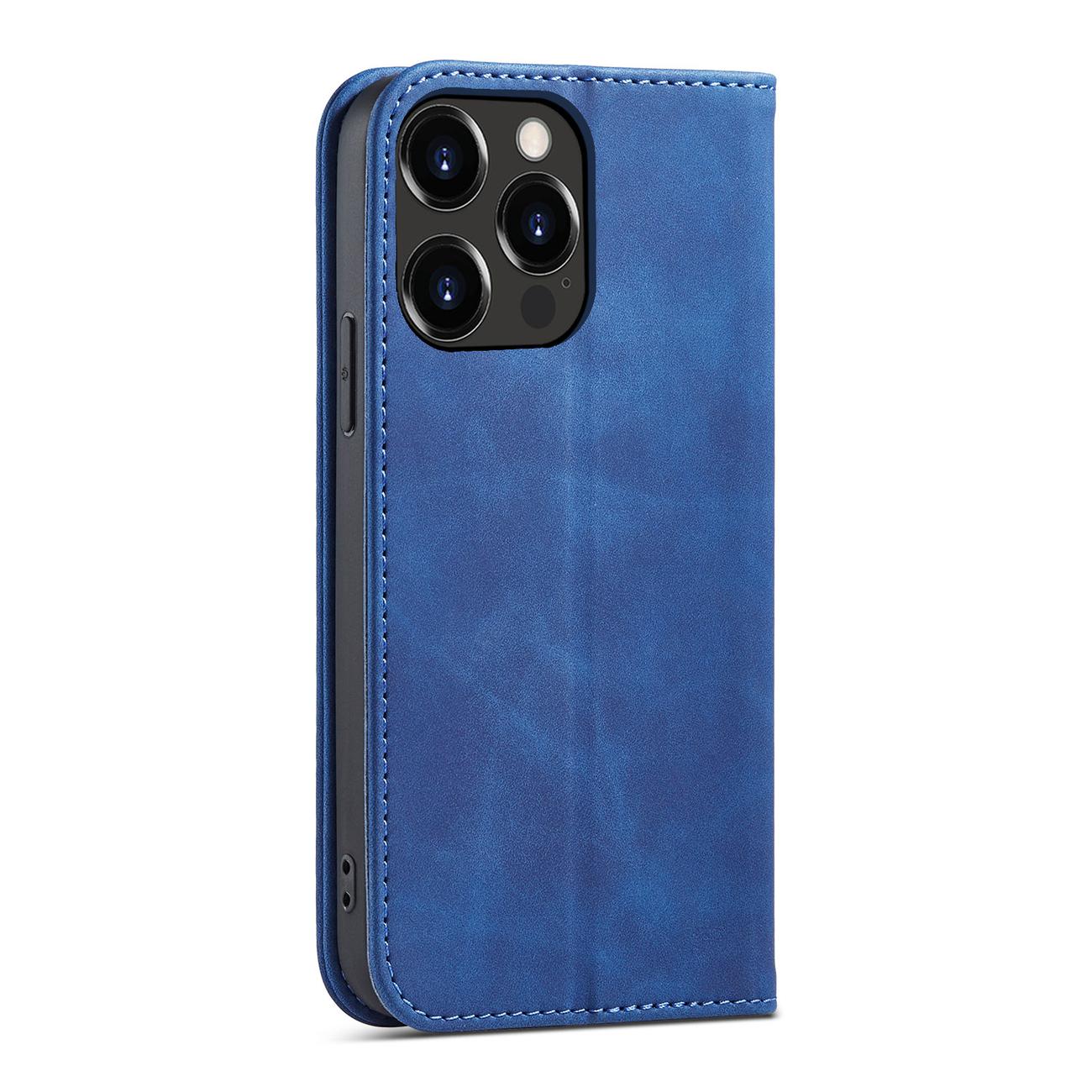 Magnet Fancy dėklas iPhone 13 Pro Max – mėlynas