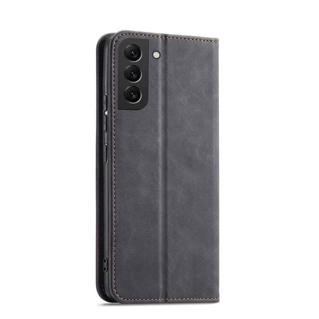 Magnet Fancy Case dėklas Samsung Galaxy S22+ – juodas -- Samsung Galaxy S22+