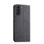 Magnet Fancy Case dėklas Samsung Galaxy S22+ – juodas -- Samsung Galaxy S22+