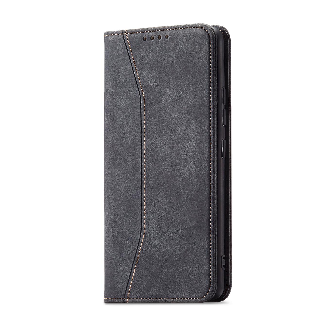 Magnet Fancy Case dėklas Samsung Galaxy S22+ – juodas -- Samsung Galaxy S22+