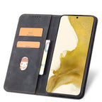Magnet Fancy Case dėklas Samsung Galaxy S22+ – juodas -- Samsung Galaxy S22+