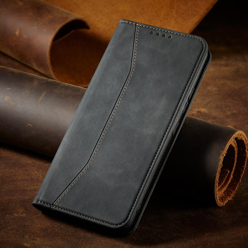 Magnet Fancy Case dėklas Samsung Galaxy S22+ – juodas -- Samsung Galaxy S22+
