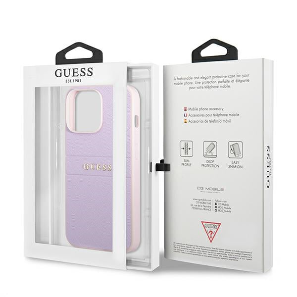 Guess dėklas iPhone 13 Pro / 13 – violetinis