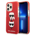 Karl Lagerfeld dėklas iPhone 13/13 Pro – raudonas