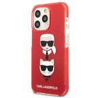 Karl Lagerfeld dėklas iPhone 13/13 Pro – raudonas