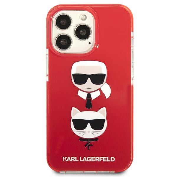 Karl Lagerfeld dėklas iPhone 13/13 Pro – raudonas