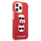 Karl Lagerfeld dėklas iPhone 13/13 Pro – raudonas
