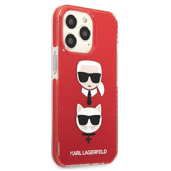 Karl Lagerfeld dėklas iPhone 13/13 Pro – raudonas