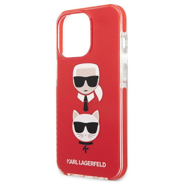 Karl Lagerfeld dėklas iPhone 13/13 Pro – raudonas