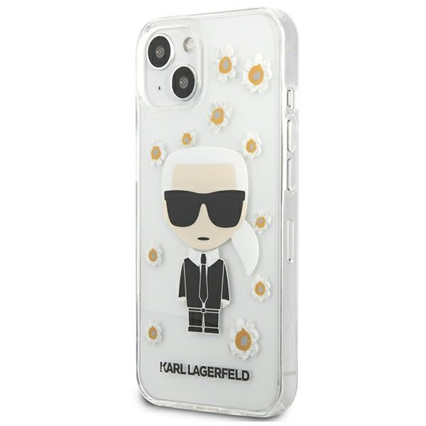 Karl Lagerfeld dėklas iPhone 13 mini – skaidrus