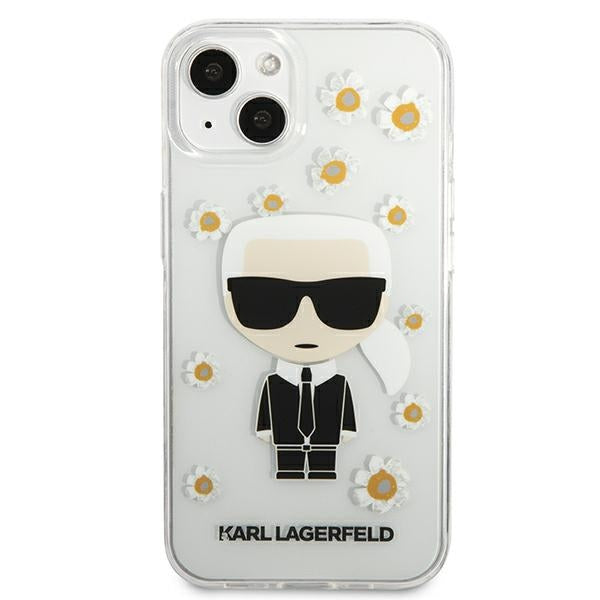 Karl Lagerfeld dėklas iPhone 13 mini – skaidrus