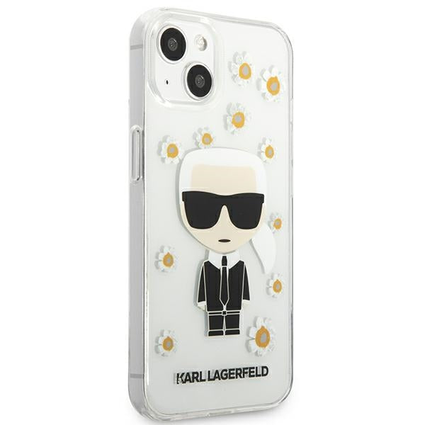 Karl Lagerfeld dėklas iPhone 13 mini – skaidrus