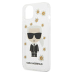 Karl Lagerfeld dėklas iPhone 13 mini – skaidrus