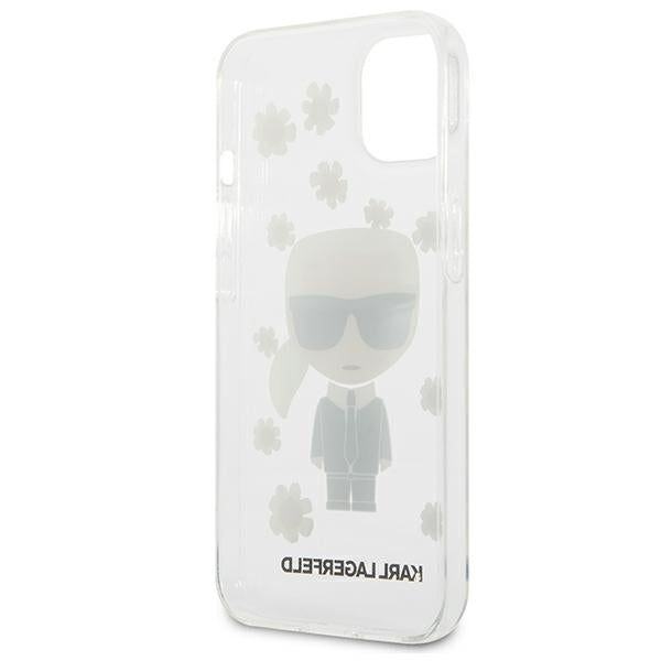 Karl Lagerfeld dėklas iPhone 13 mini – skaidrus