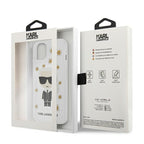 Karl Lagerfeld dėklas iPhone 13 mini – skaidrus