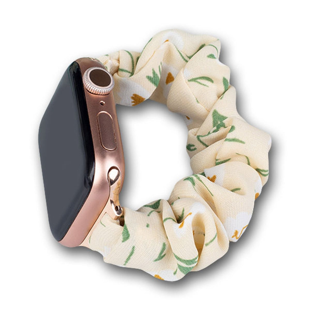 Tekstilinis Apple Watch dirželis 42/44/45mm apyrankė elastinga juosta - geltona -- Apple Watch