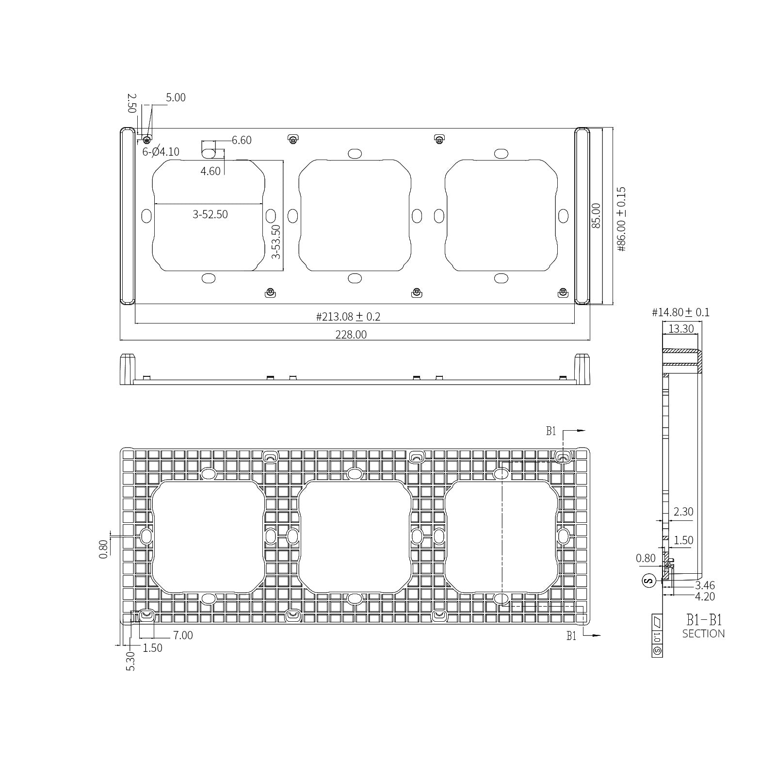 Sonoff triguba montavimo rėmelė M5-80 sieninio jungiklio diegimui -- Uncategorized