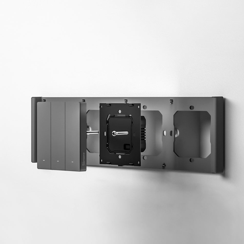 Sonoff triguba montavimo rėmelė M5-80 sieninio jungiklio diegimui -- Uncategorized