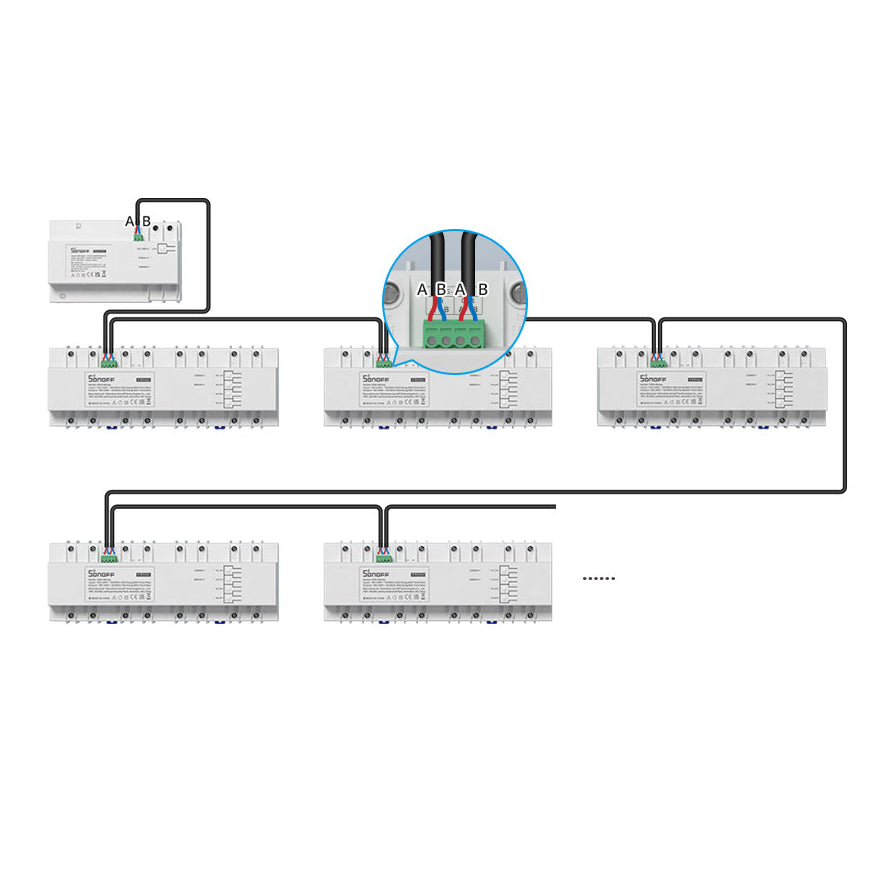 Sonoff SPM-Main išmanusis jungiklis Wi-Fi / Ethernet energijos matuoklis -- Uncategorized