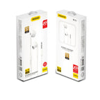 Dudao į ausis įdedamos ausinės su 3,5 mm mini lizdo jungtimi balta (X14PRO)