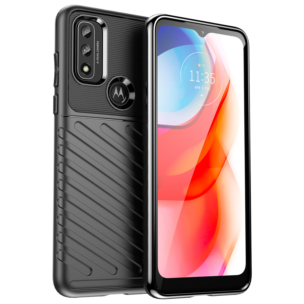Thunder Case lankstus armored dangtelis Motorola Moto G Play 2022 juodas -- Cell phone cases and covers