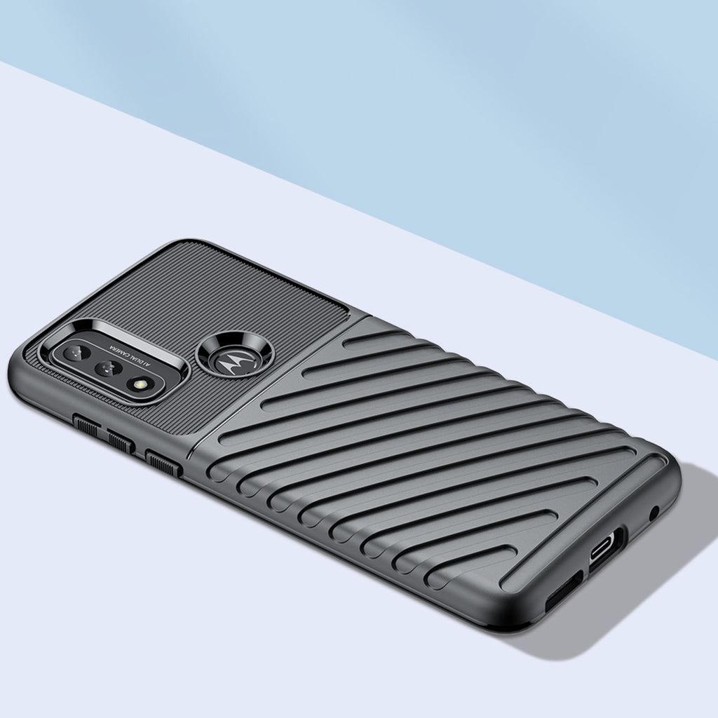 Thunder Case lankstus armored dangtelis Motorola Moto G Play 2022 juodas -- Cell phone cases and covers