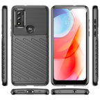 Thunder Case lankstus armored dangtelis Motorola Moto G Play 2022 juodas -- Cell phone cases and covers