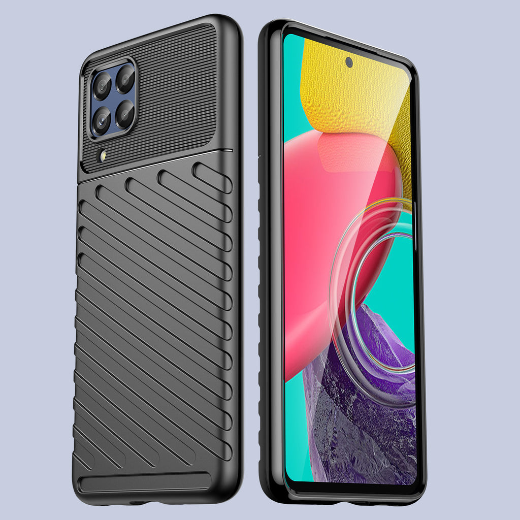 Thunder Case dėklas Samsung Galaxy M53 5G – juodas -- Samsung Galaxy M53