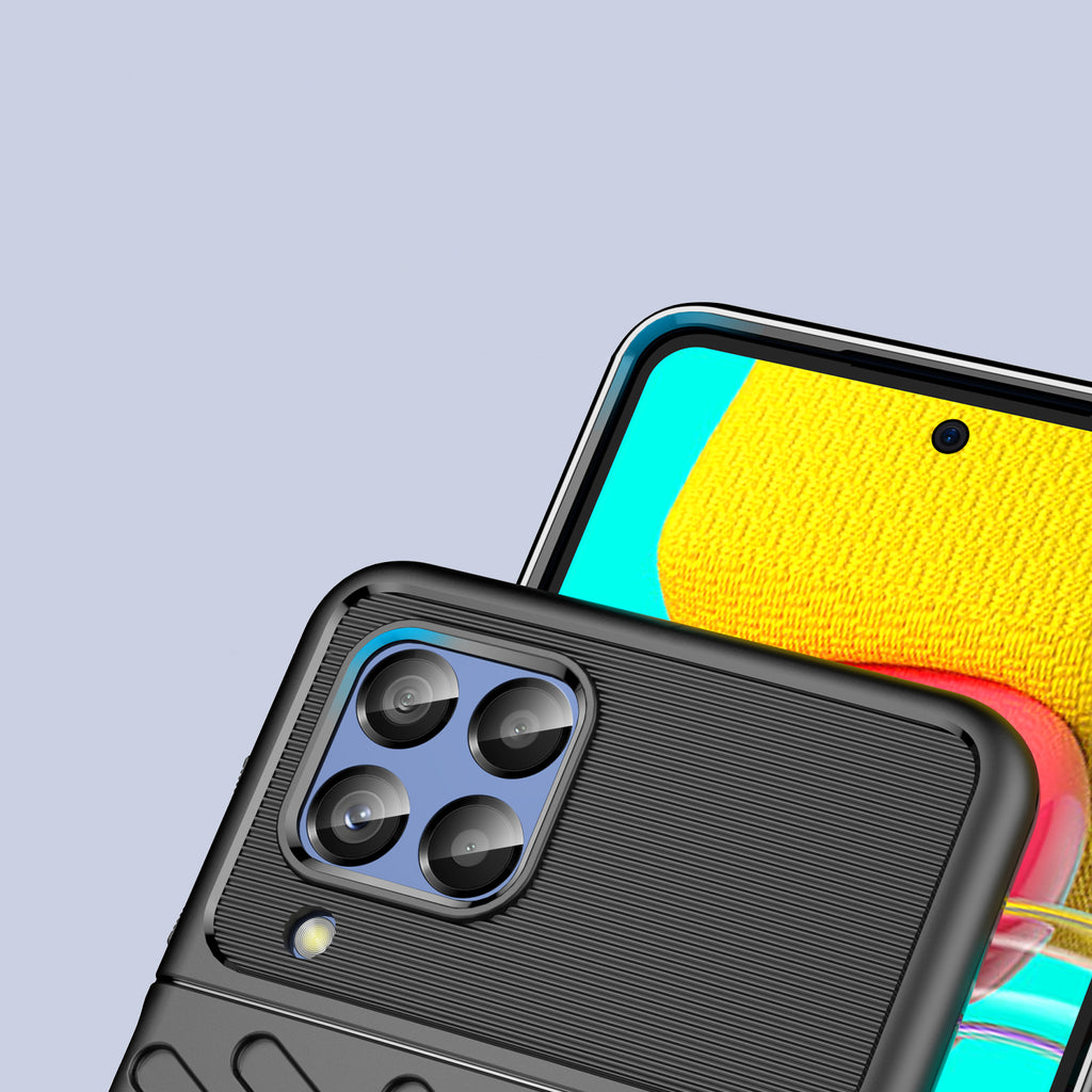 Thunder Case dėklas Samsung Galaxy M53 5G – juodas -- Samsung Galaxy M53