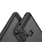 Carbon Case Flexible Cover Sleeve Motorola Moto G Play 2022 juoda -- Cell phone cases and covers