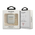 Guess silikoninis dėklas AirPods 1/2 – pilkas