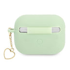 Guess silikoninis dėklas AirPods Pro – žalias