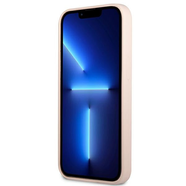 Guess silikoninis dėklas iPhone 13/13 Pro – rožinis