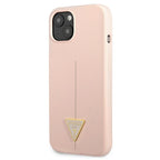 Guess silikoninis dėklas iPhone 13 – rožinis