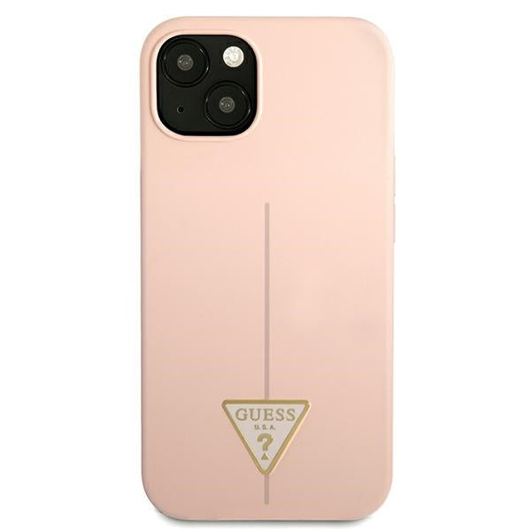 Guess silikoninis dėklas iPhone 13 – rožinis
