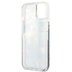 Guess dėklas iPhone 13 mini – mėlynas, blizgučiai