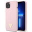 Guess Silicone Triangle dėklas iPhone 13 mini 5.4" – violetinis -- iPhone 13 Mini